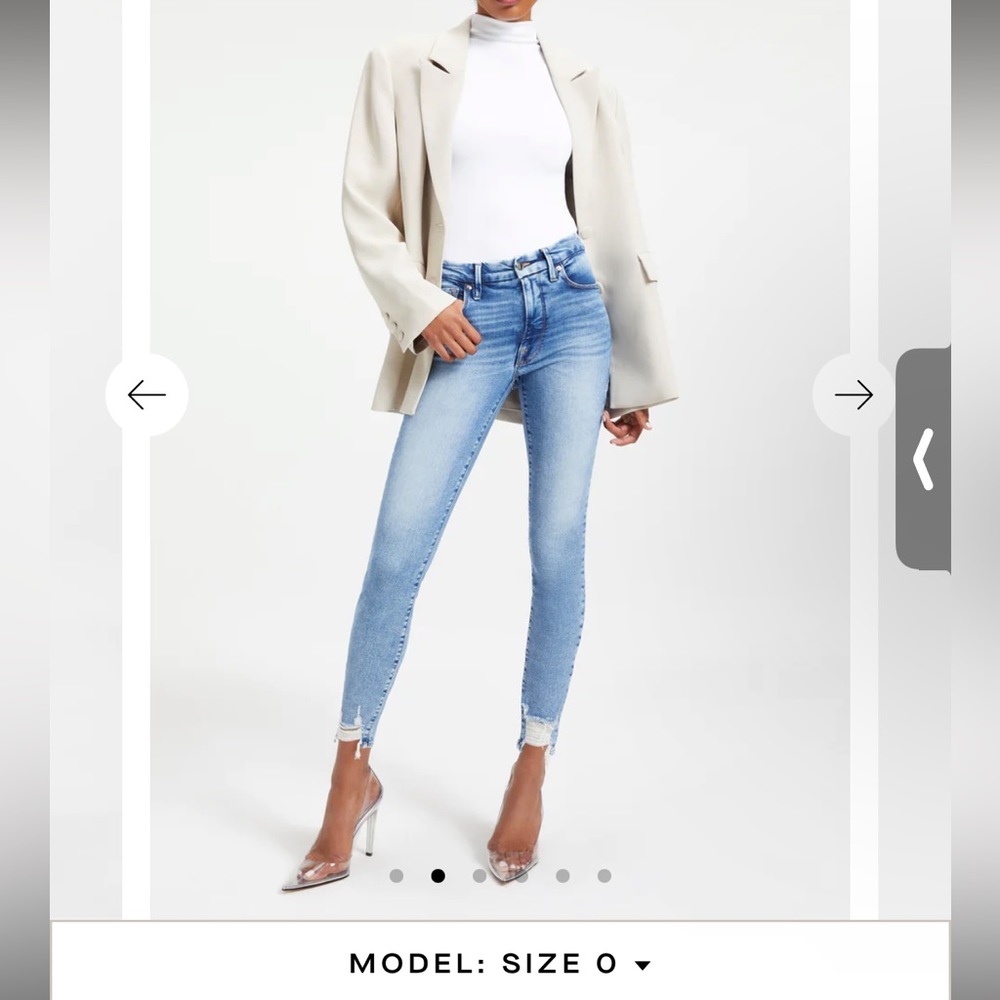 Good American Good Legs Crop